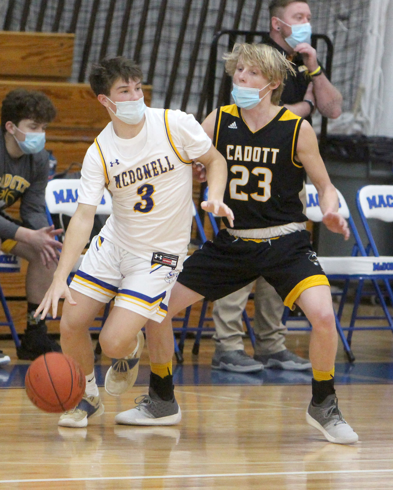 Cadott at McDonell boys basketball 1-18-21